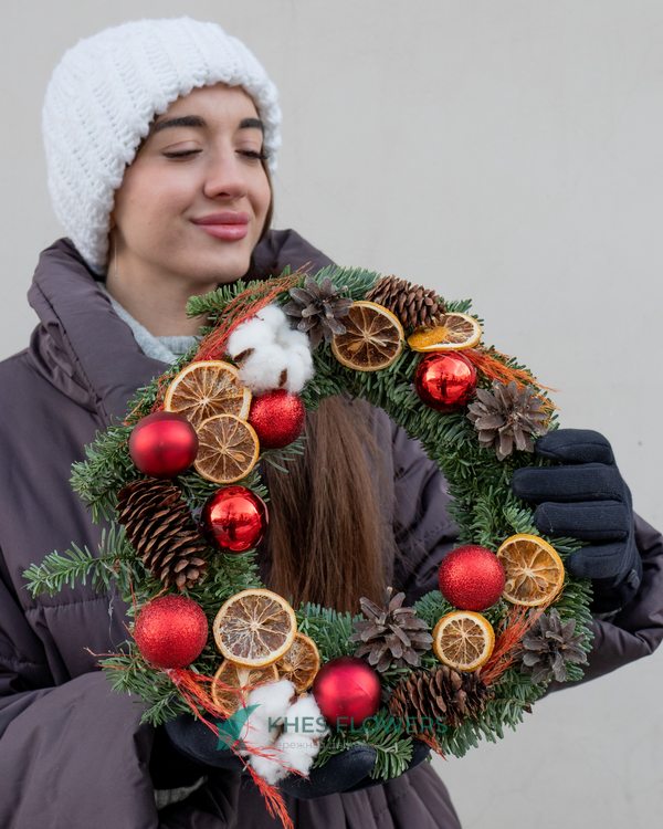 Новогодний венок №4